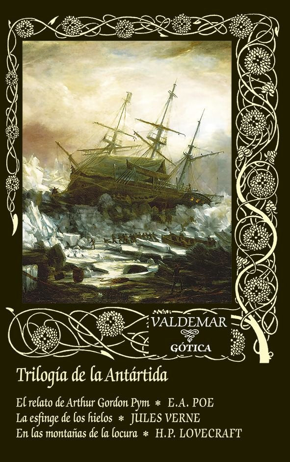 TRILOGIA DE LA ANTARTIDA, de POE | portada del libro