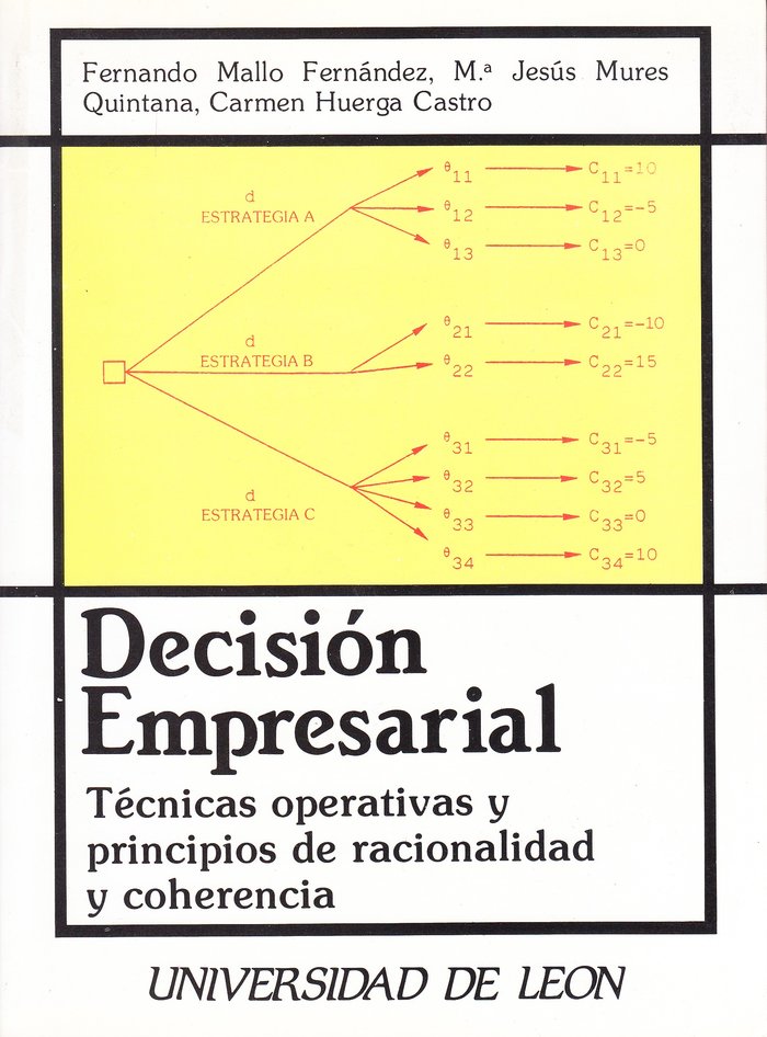 DECISION EMPRESARIAL TECNICAS OPERATIVAS, de MALLO FERNANDEZ, FERNANDO | portada del libro