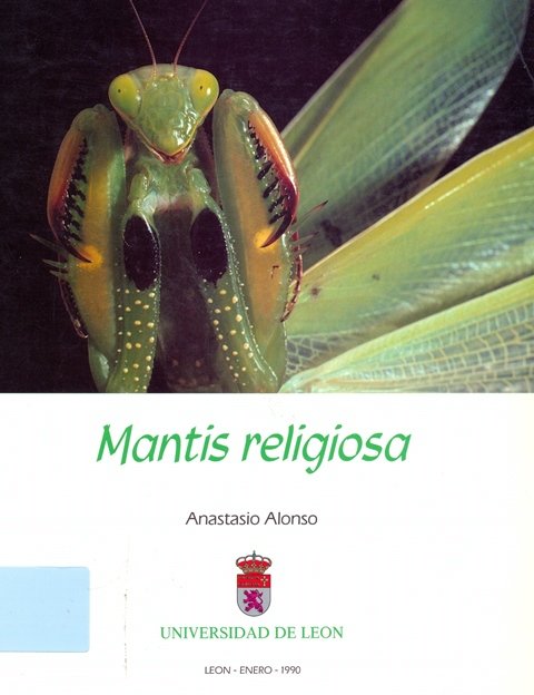 Mantis Religiosa, de ALONSO, ANASTASIO | portada del libro