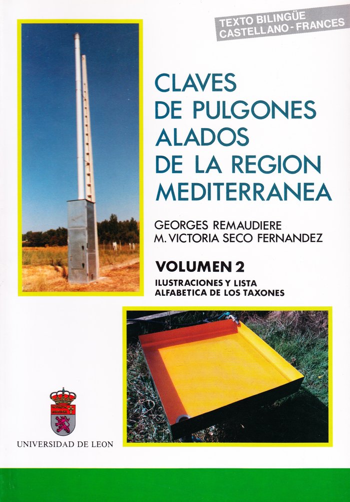 CLAVES DE PULGONES ALADOS DE LA REGION MEDITERRANEA. INTRODU, de REMAUDIERE, GEORGES | portada del libro