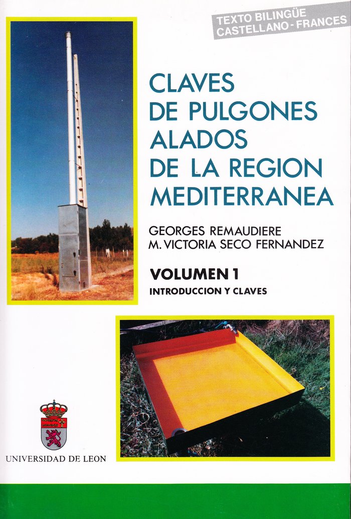 CLAVES DE PULGONES ALADOS DE LA REGION MEDITERRANEA. INTRODU, de REMAUDIERE, GEORGES | portada del libro