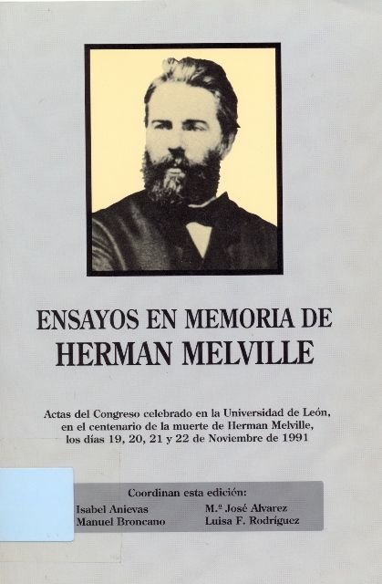 Ensayos en memoria de Herman Melville, de AA.VV. | portada del libro