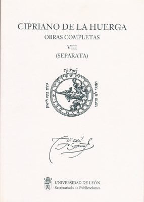 Cipriano de la Huerga. Obras Completas. Vol. VIII (Separata), de HUERGA, CIPRIANO DE LA | portada del libro