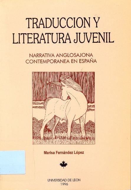 Traducción y literatura juvenil, de FERNANDEZ LOPEZ, MARISA | portada del libro