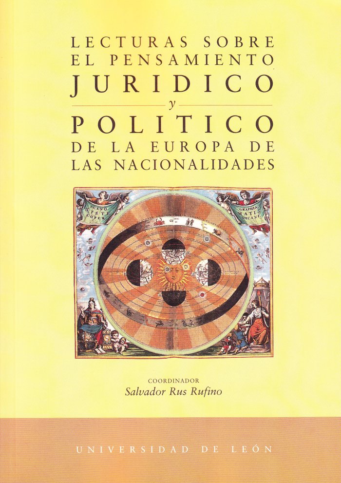 LECTURAS SOBRE EL PENSAMIENTO JURIDICO Y POLITICO DE LA EUROPAR DE LAS NACIONALIDADES, de RUS RUFINO, SALVADOR | portada del 