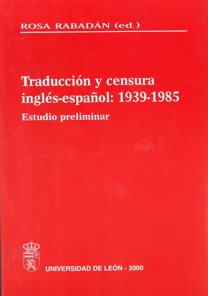 TRADUCCION Y CENSURA, de AA.VV. | portada del libro