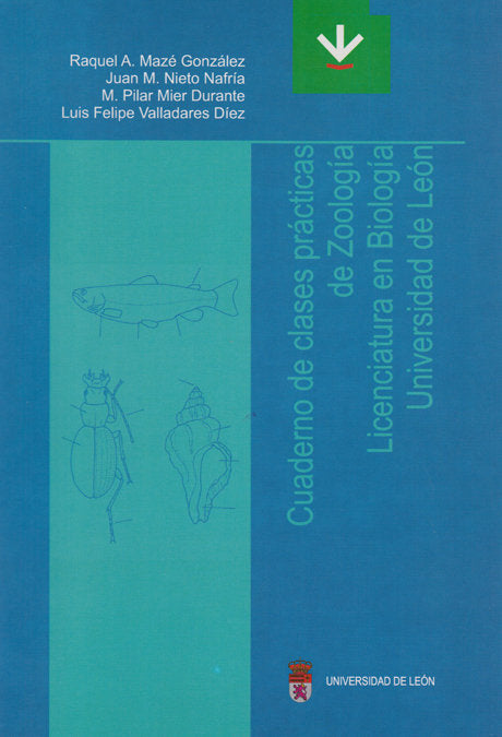 CUADERNO DE CLASES PRACTICAS DE ZOOLOGIA, de MAZE GONZALEZ, RAQUEL ANA | portada del libro