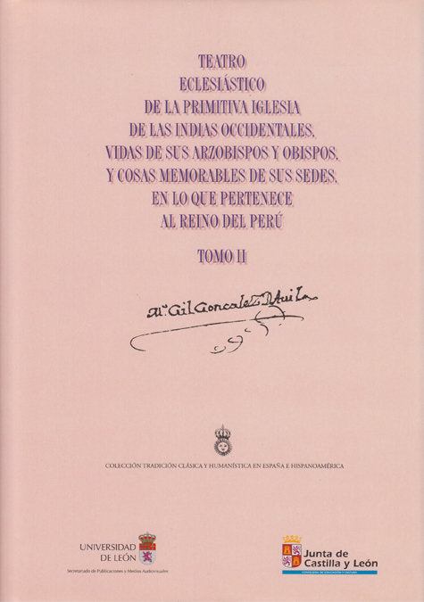 TEATRO ECLESIASTICO DE LA PRIMITIVA IGLESIA DE LAS INDIAS OC, de GONZALEZ DAVILA, GIL | portada del libro