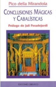 CONCLUSIONES MAGICAS Y CABALISTICAS, de MIRANDOLA | portada del libro