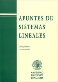 APUNTES DE SISTEMAS LINEALES, de Almenar Terre | portada del libro