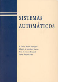 SISTEMAS AUTOMÁTICOS, de Blasco Ferragud | portada del libro