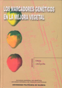 LOS MARCADORES GENÉTICOS EN LA MEJORA VEGETAL, de Nuez Viñals | portada del libro