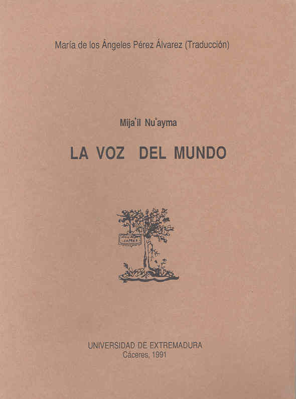 LA VOZ DEL MUNDO, de NU'AYMA, MIJA'IL | portada del libro