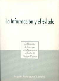 La Información y el Estado, de Rodríguez Cancho | portada del libro