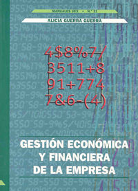 Gestión económica y financiera de la empresa, de Guerra Guerra | portada del libro