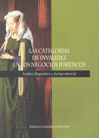 Las categorías de invalidez del negocio jurídico. Análisis dogmático y jurisprudencial, de Casanueva Sánchez | portada del li