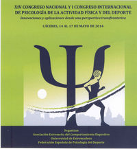 XIV Congreso Nacional y I Congreso Internacional de Psicolog¡a de la Actividad F¡sica y del Deporte., de AA.VV. | portada del