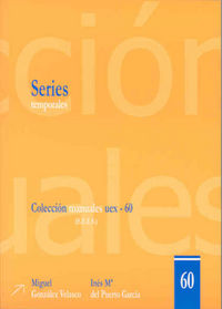 Series Temporales, de GONZALEZ VELASCO | portada del libro