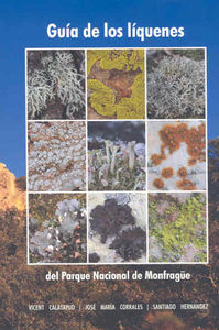 Guía de los líquenes del Parque Nacional de Monfragüe, de Calatayud | portada del libro