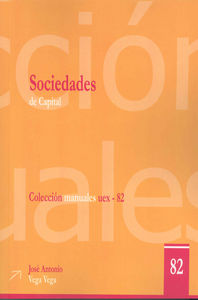 Sociedades de Capital, de VEGA VEGA | portada del libro