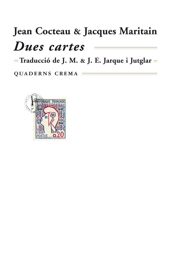 Dues cartes, de Cocteau, Jean | portada del libro
