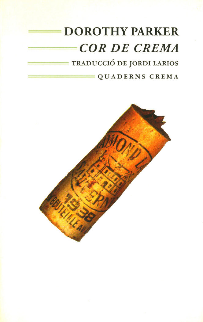 Cor de crema, de PARKER | portada del libro