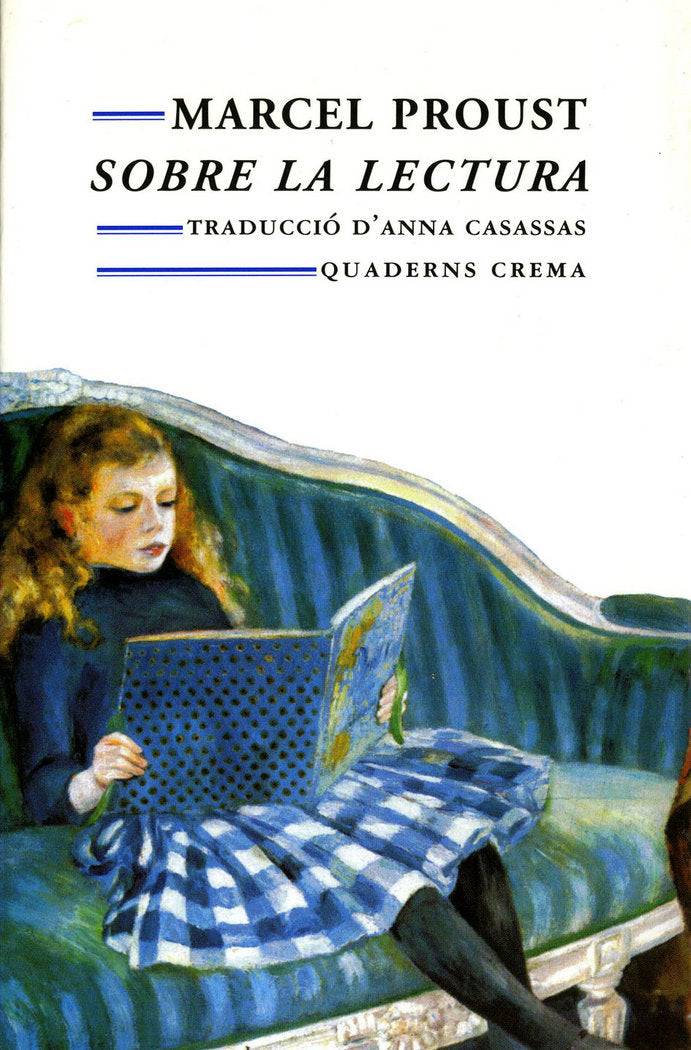 Sobre la lectura, de Proust, Marcel | portada del libro