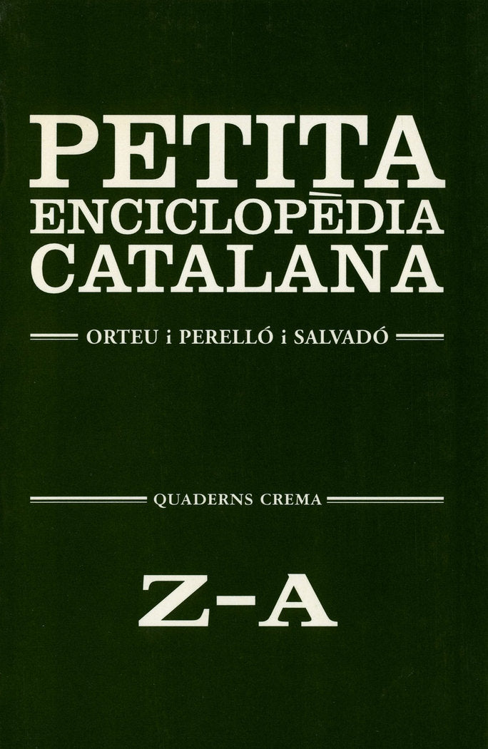 Petita Enciclopèdia Catalana, de Orteu Guiu, Francesc | portada del libro
