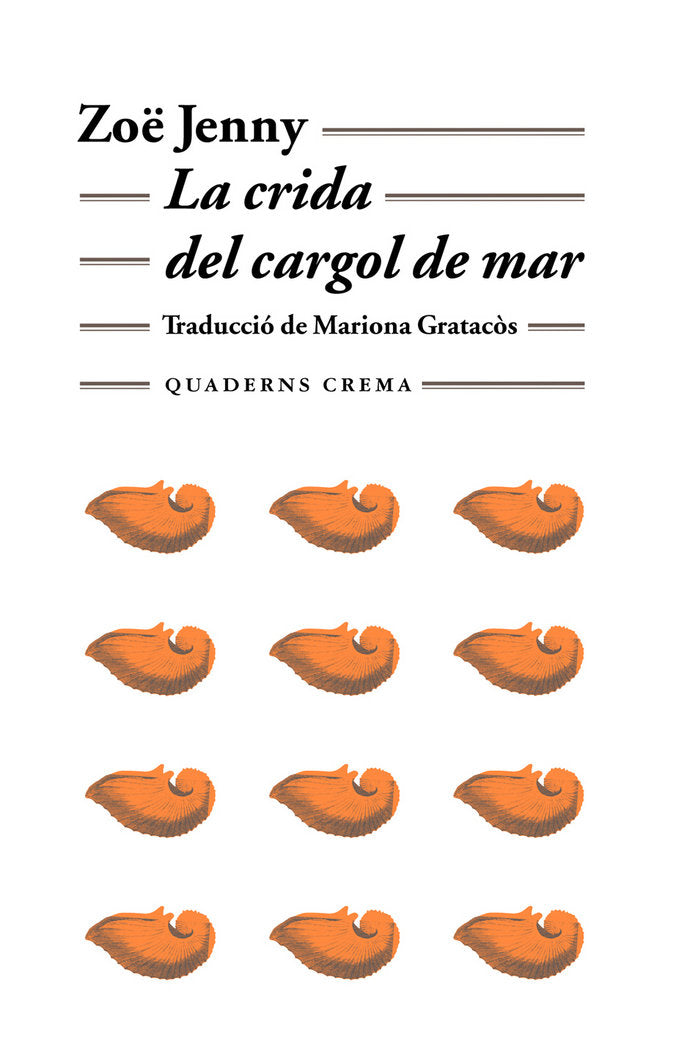 La crida del cargol de mar, de Jenny, Zoë | portada del libro