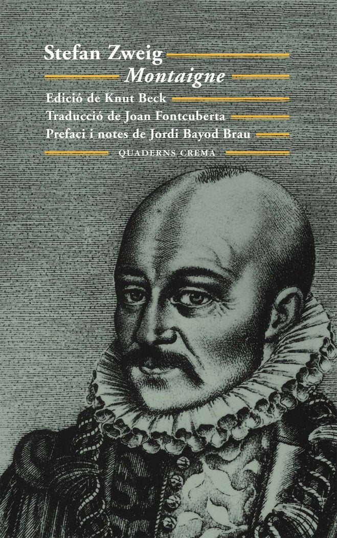 Montaigne, de Zweig, Stefan | portada del libro