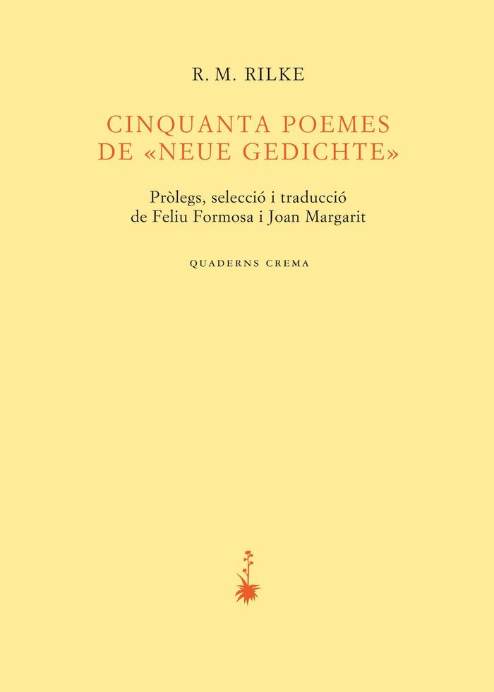Cinquanta poemes de "Neue Gedichte", de von Rilke, Rainer Maria | portada del libro