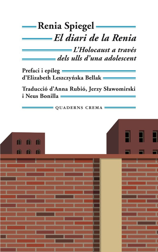 El diari de la Renia, de Spiegel, Renia | portada del libro