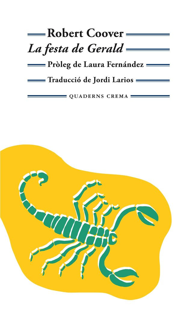 La festa de Gerald, de ROBERT COOVER | portada del libro