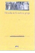Filosofía de la cultura griega, de Moutsopoulos | portada del libro