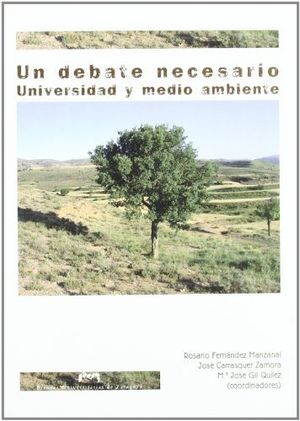 Un debate necesario. La educación ambiental en la Universidad de Zaragoza, de GIL QUILEZ | portada del libro