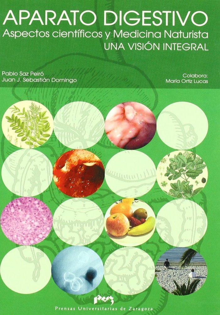 APARATO DIGESTIVO. ASPECTOS CIENTIFICOS Y MEDICINA NATURISTA, de SAZ PEIRO, PABLO | portada del libro