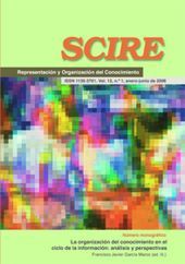 Información y documentación del patrimonio cultural: reflexiones, modelos y experiencias. Scire, Vol | portada del libro