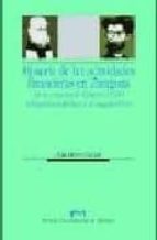 Historia de las actividades financieras en Zaragoza, de JULIO BLANCO GARCIA | portada del libro