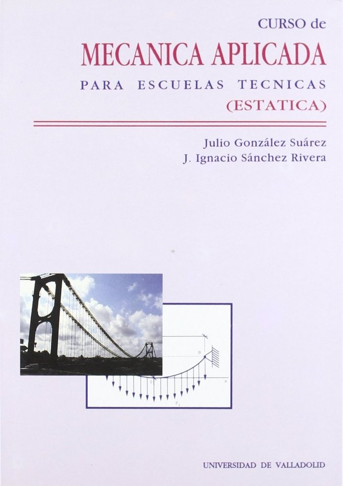 CURSO DE MECANICA APLICADA PARA ESCUELAS TECNICAS (ESTÁTICA), de GONZALEZ SUAREZ | portada del libro