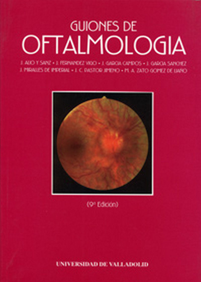 GUIONES DE OFTALMOLOGÍA (9 EDIC), 2ª REIMP., de PASTOR JIMENO | portada del libro