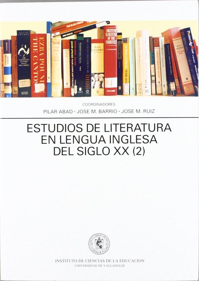 ESTUDIOS DE LITERATURA EN LENGUA INGLESA DEL SIGLO XX (2), de ABAD GARCIA | portada del libro