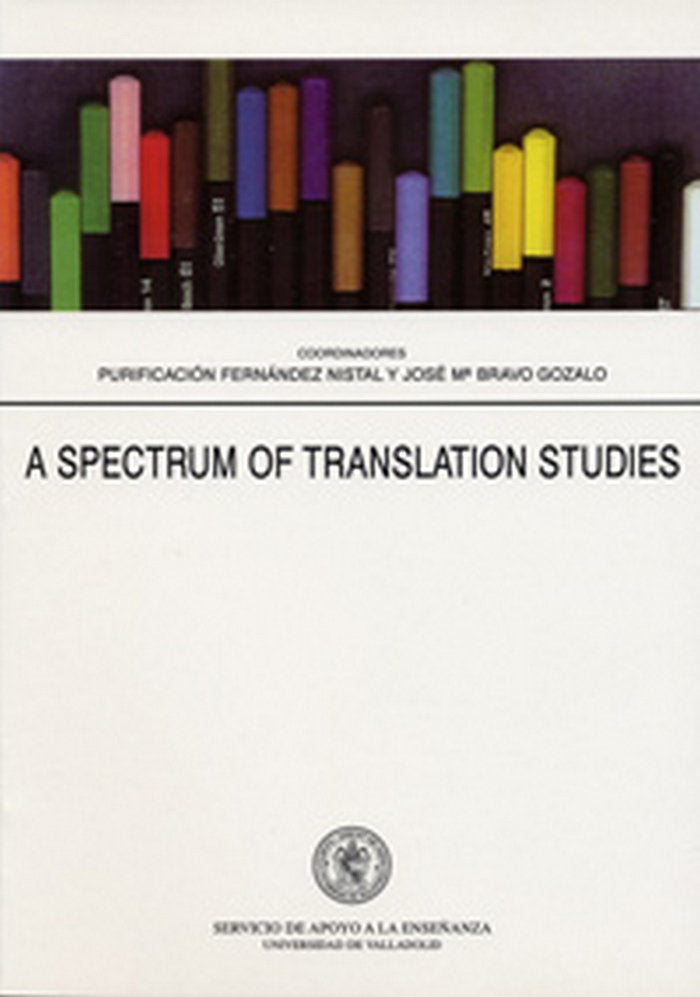 A SPECTRUM OF TRANSLATION STUDIES, de FERNANDEZ NISTAL | portada del libro