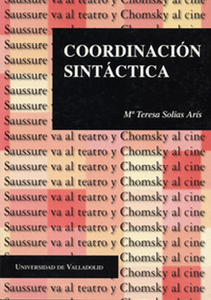 COORDINACIÓN SINTÁCTICA, de SOLIAS ARIS | portada del libro