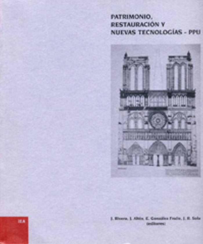 PATRIMONIO, RESTAURACION Y NUEVAS TECNOLOGIAS - PPU, de RIVERA BLANCO | portada del libro