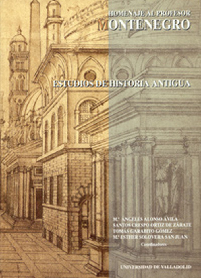 HOMENAJE AL PROFESOR MONTENEGRO. ESTUDIOS DE HISTORIA ANTIGUA, de ALONSO AVILA | portada del libro