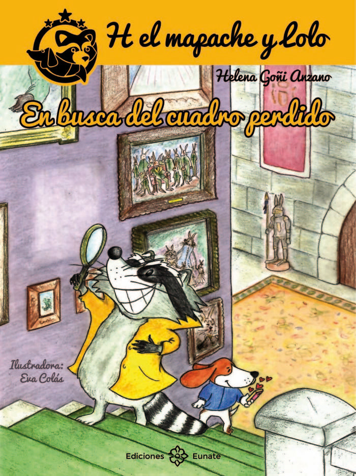H el mapache y Lolo. En busca del cuadro perdido, de Goñi Anzano | portada del libro