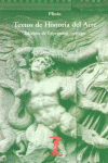 Textos de Historia del Arte, de Plinio Segundo, Cayo | portada del libro