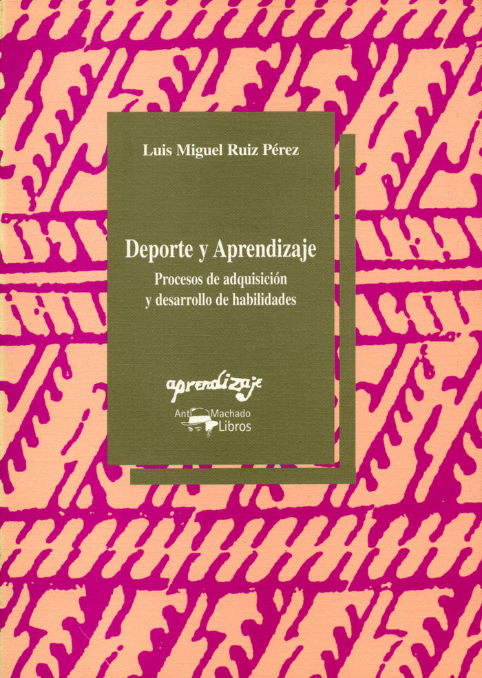 Deporte y Aprendizaje, de Ruiz Pérez, Luis Miguel | portada del libro