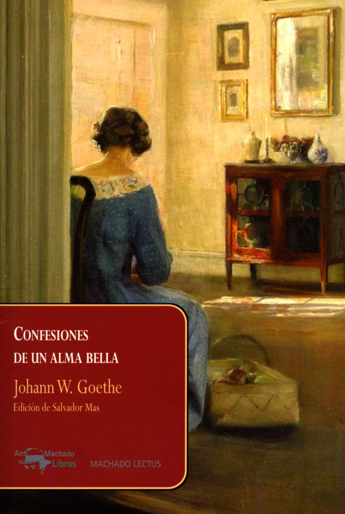 Confesiones de un alma bella, de Goethe, Johann W. | portada del libro