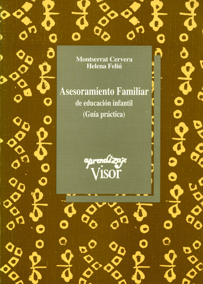 Asesoramiento Familiar de educación infantil, de Cervera, Montserrat | portada del libro